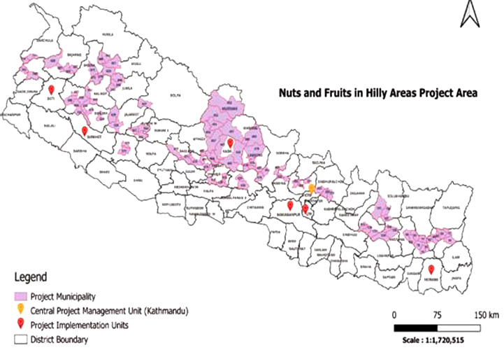 Project Coverage Area District Wise